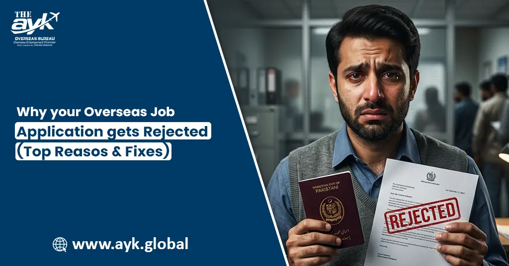 Why Your Overseas Job Application Gets Rejected (Top Reasons & Fixes)